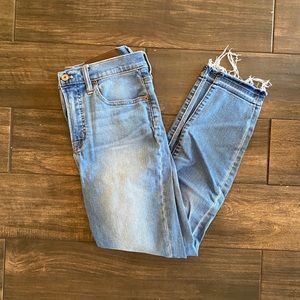 J CREW NWOT light wash skinny jeans